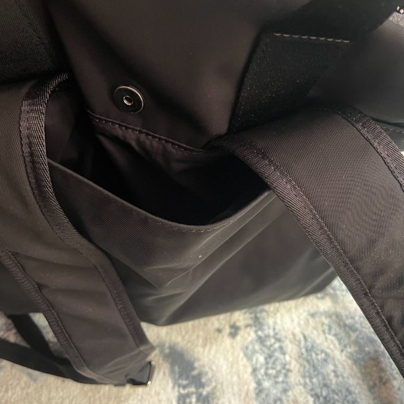 Giorgio Armani Men\'s Soft Nylon & Leather Backpack - BRAND NEW WITH TAGS